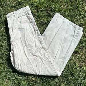 white baggy jeans